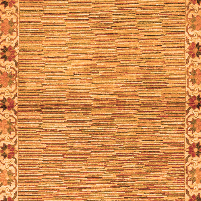 Abstract Orange Modern Rug, abs3940org