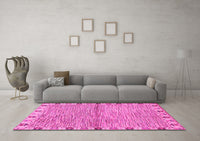 Machine Washable Abstract Pink Modern Rug, wshabs3940pnk