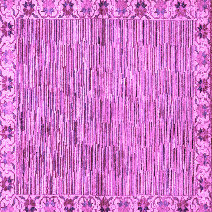 Square Abstract Purple Modern Rug, abs3940pur