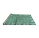 Sideview of Machine Washable Abstract Light Blue Modern Rug, wshabs3940lblu