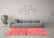 Modern Red Washable Rugs