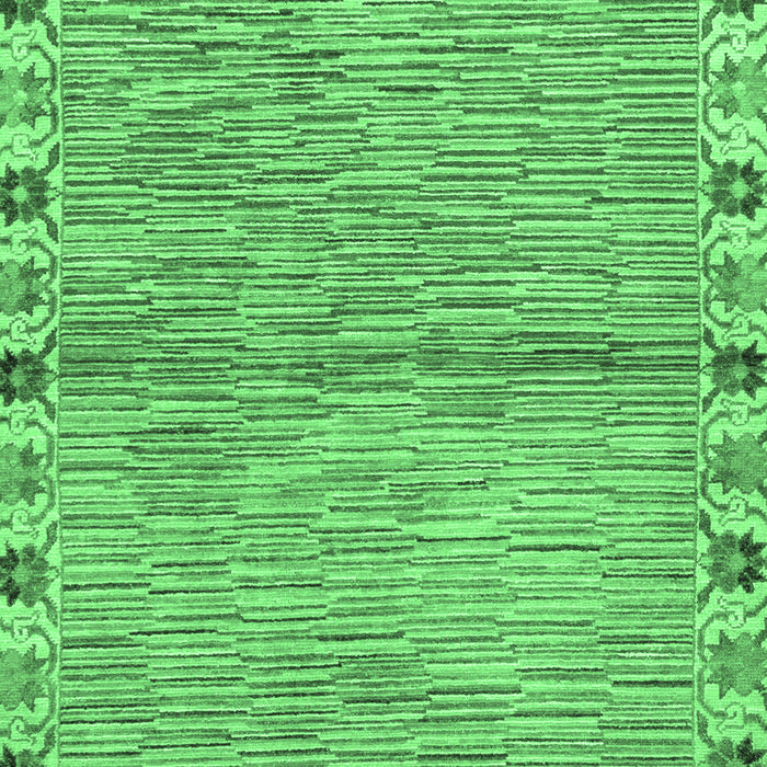 Abstract Emerald Green Modern Rug, abs3940emgrn