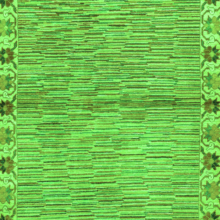 Abstract Green Modern Rug, abs3940grn