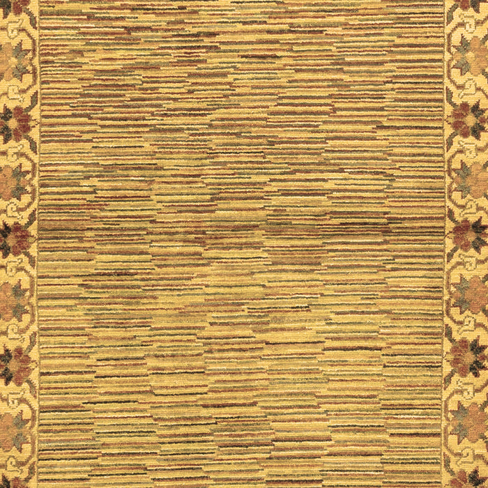 Machine Washable Abstract Brown Modern Rug, wshabs3940brn
