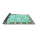 Sideview of Oriental Light Blue Traditional Rug, abs3941lblu