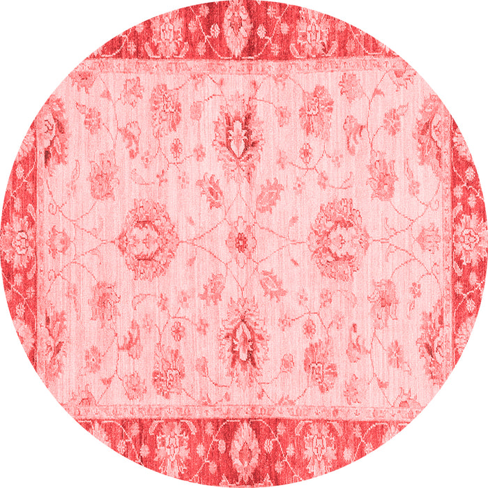 Machine Washable Oriental Red Traditional Rug, wshabs3941red