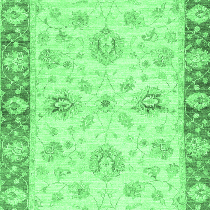 Oriental Emerald Green Traditional Rug, abs3941emgrn