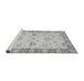 Sideview of Machine Washable Oriental Gray Traditional Rug, wshabs3941gry