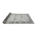 Sideview of Oriental Gray Traditional Rug, abs3941gry