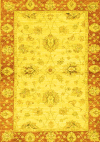 Oriental Yellow Traditional Rug, abs3941yw