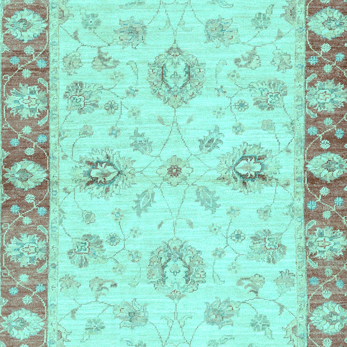 Oriental Light Blue Traditional Rug, abs3941lblu