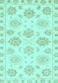 Oriental Light Blue Traditional Rug, abs3942lblu