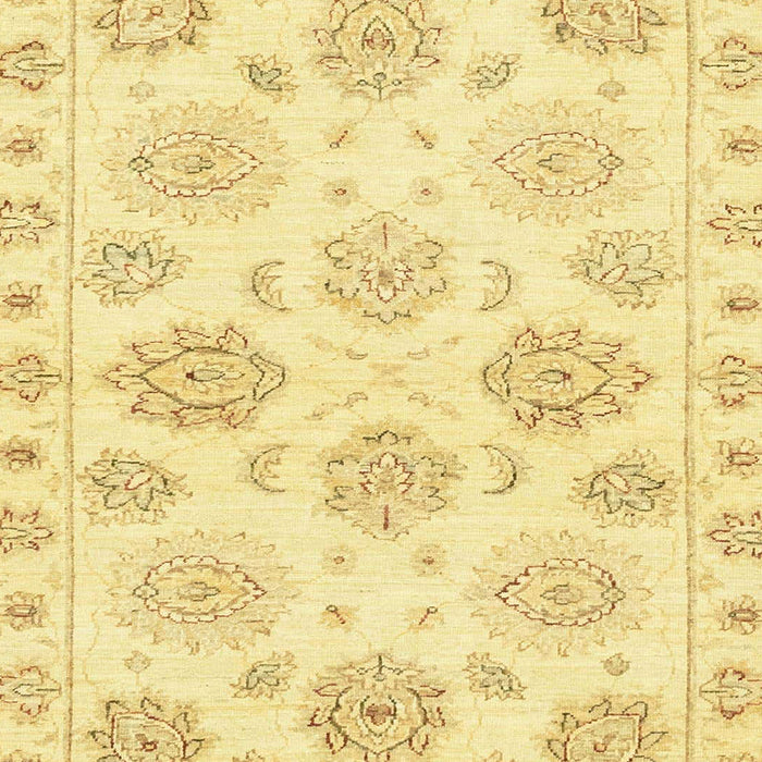 Machine Washable Abstract Mustard Yellow Rug, wshabs3942