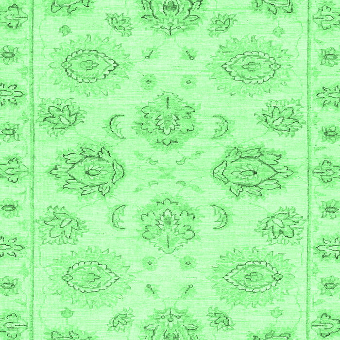 Oriental Emerald Green Traditional Rug, abs3942emgrn