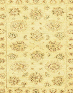 Abstract Mustard Yellow Oriental Rug, abs3942
