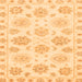 Square Machine Washable Oriental Orange Traditional Area Rugs, wshabs3942org