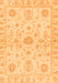 Machine Washable Oriental Orange Traditional Area Rugs, wshabs3943org