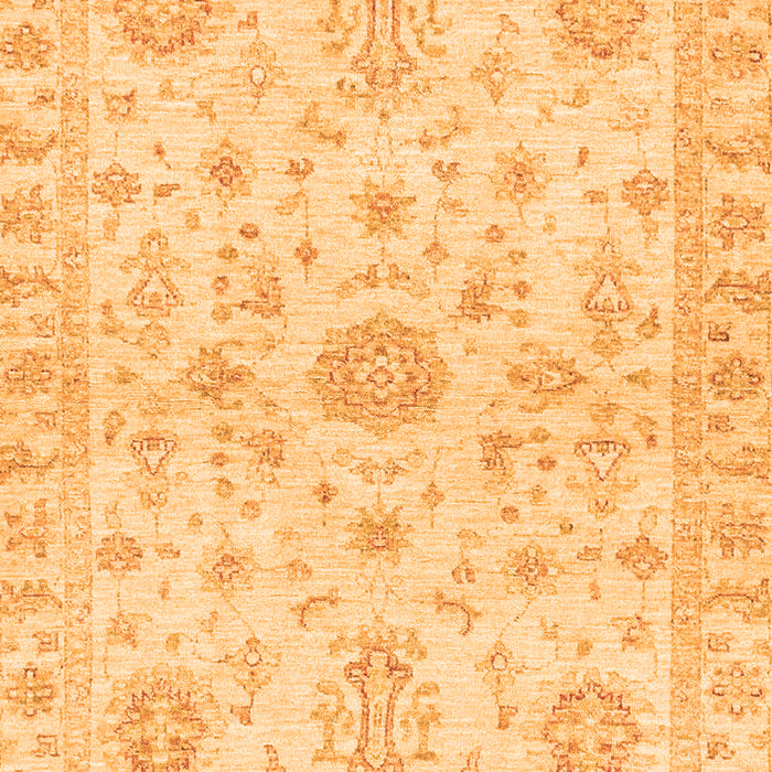 Machine Washable Oriental Orange Traditional Area Rugs, wshabs3943org