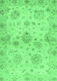 Oriental Emerald Green Traditional Rug, abs3944emgrn