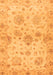 Machine Washable Oriental Orange Traditional Area Rugs, wshabs3944org