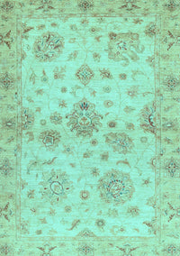 Oriental Light Blue Traditional Rug, abs3944lblu