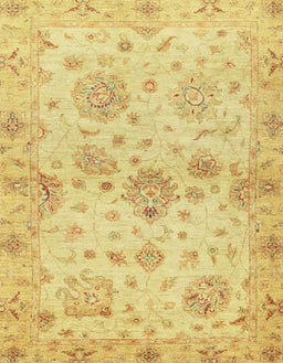 Abstract Yellow Oriental Rug, abs3944