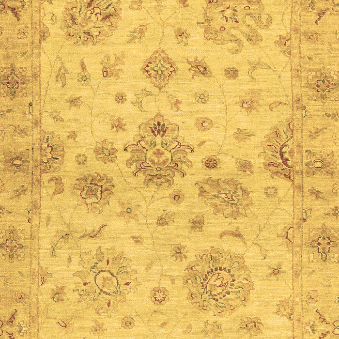 Machine Washable Oriental Brown Traditional Rug, wshabs3944brn