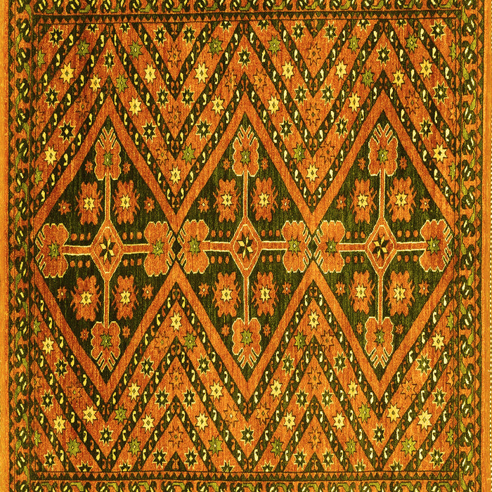 Square Abstract Yellow Modern Rug, abs3945yw