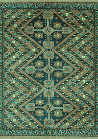 Abstract Turquoise Modern Rug, abs3945turq