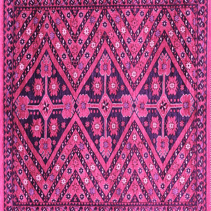 Square Machine Washable Abstract Pink Modern Rug, wshabs3945pnk