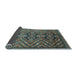 Sideview of Abstract Light Blue Modern Rug, abs3945lblu