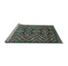 Sideview of Machine Washable Abstract Light Blue Modern Rug, wshabs3945lblu