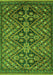 Abstract Green Modern Rug, abs3945grn