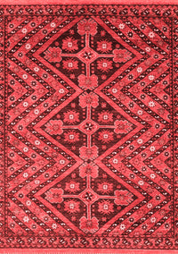 Abstract Red Modern Rug, abs3945red