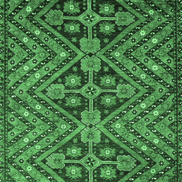 Machine Washable Abstract Emerald Green Modern Area Rugs, wshabs3945emgrn