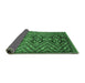 Sideview of Abstract Emerald Green Modern Rug, abs3945emgrn