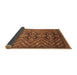 Sideview of Abstract Brown Modern Rug, abs3945brn