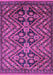 Machine Washable Abstract Purple Modern Area Rugs, wshabs3945pur