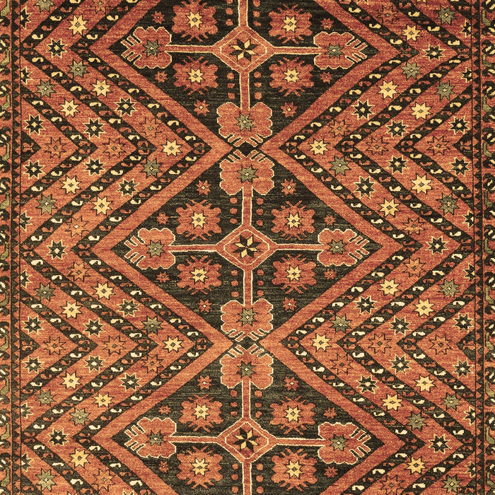 Abstract Brown Modern Rug, abs3945brn