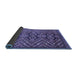 Sideview of Abstract Blue Modern Rug, abs3945blu