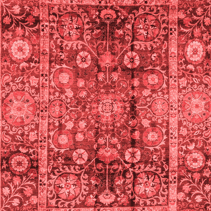 Machine Washable Abstract Red Modern Rug, wshabs3946red