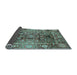 Sideview of Abstract Light Blue Modern Rug, abs3946lblu