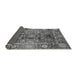 Sideview of Abstract Gray Modern Rug, abs3946gry