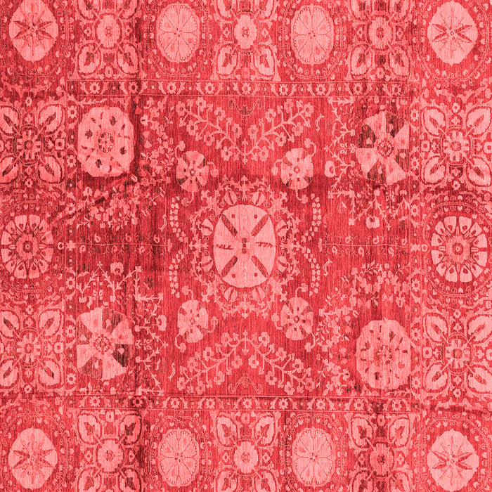 Machine Washable Oriental Red Traditional Rug, wshabs3947red