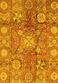 Oriental Yellow Traditional Rug, abs3947yw