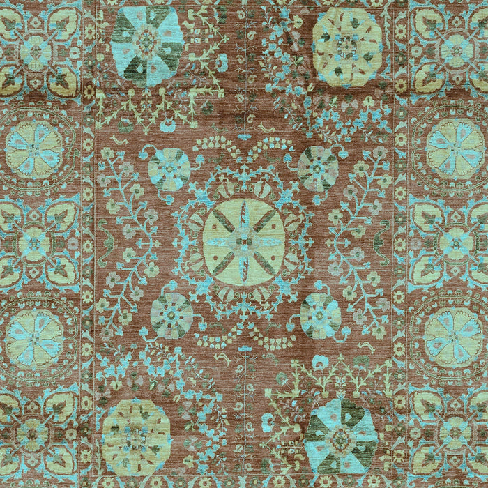 Oriental Light Blue Traditional Rug, abs3947lblu