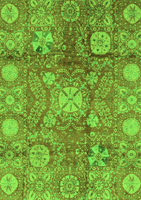 Oriental Green Traditional Rug, abs3947grn