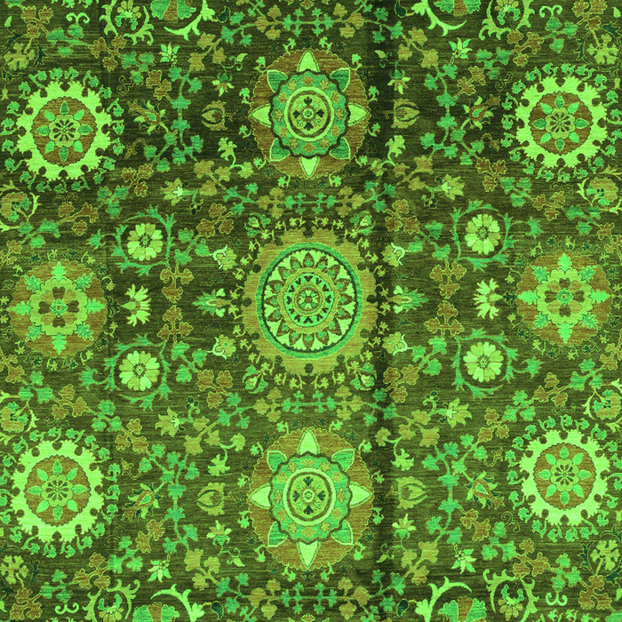 Abstract Green Modern Rug, abs3948grn