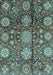 Abstract Light Blue Modern Rug, abs3948lblu