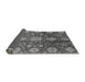 Sideview of Abstract Gray Modern Rug, abs3948gry